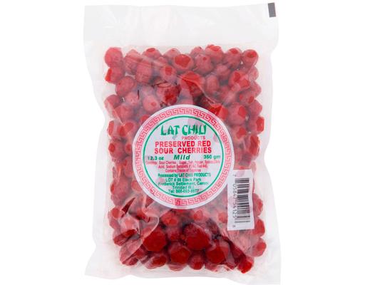 Red Sour Cherries Mild 350g Lat Chiu