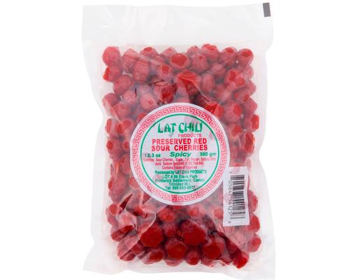 Red Sour Cherries Spicy 350g Lat Chiu