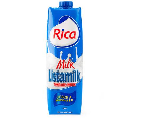 ListaMilk Whole Milk UHT 32 fl.oz Rica