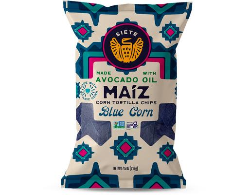 Maíz Corn Tortilla Chips, Blue Corn Siete