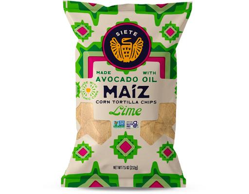 Maíz Corn Tortilla Chips, Lime Siete
