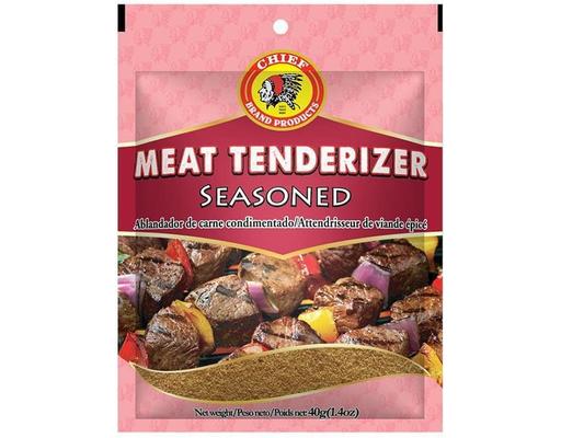 Meat Tenderizer - Seasoned 40g, 6 pack Chief Brand