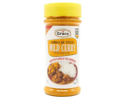Jamaican Style Mild Curry Powder, . 6 oz Grace