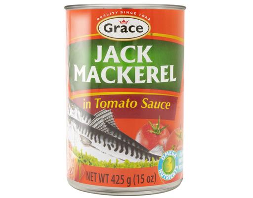 Jack Mackerel in Tomato Sauce 15oz Grace