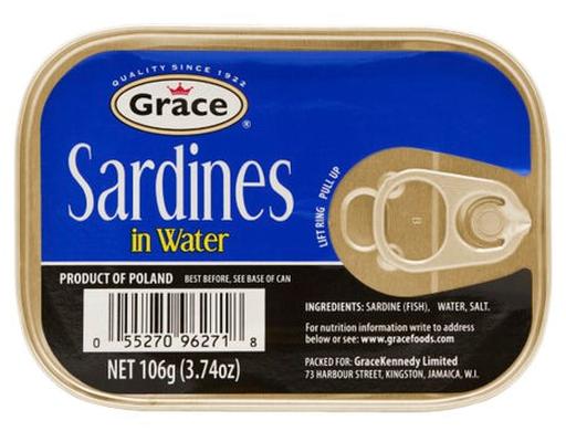 Sardines In Water 106g Grace
