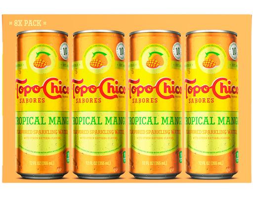 Sabores Tropical Mango, 8 pack Topo Chico
