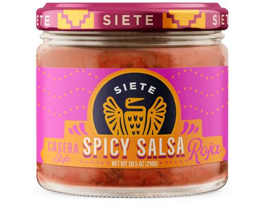 Spicy Salsa Roja, 10.50 oz Siete