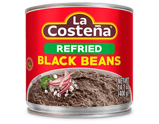 Refried Black Beans 580g La Costeña