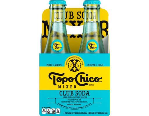 Mixer Club Soda, 4 pack Topo Chico