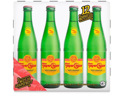 Mineral Water Twist of Grapefruit, 12 pack Topo Chico