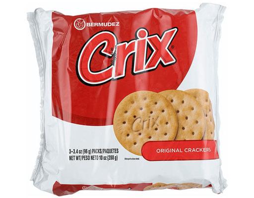 Crix Original Crackers 10.16g, 4 pack Bermudez