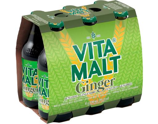 Malt Ginger 330ml, 6 pack Vita Malt
