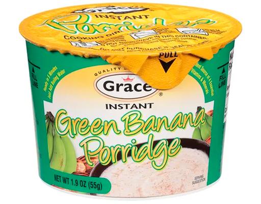 Instant Green Banana Porridge 2.1 oz, 6 pack Grace