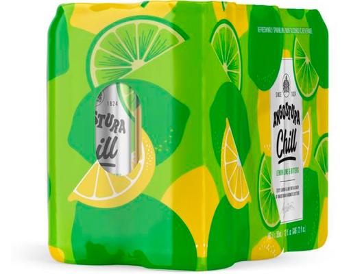 Chill Sparkling Drink Lemon Lime12 fl oz Can , 24 pack Angostura