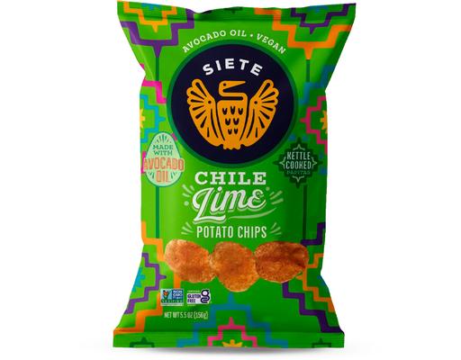 Kettle Cooked Potato Chips, Chile Lime Siete