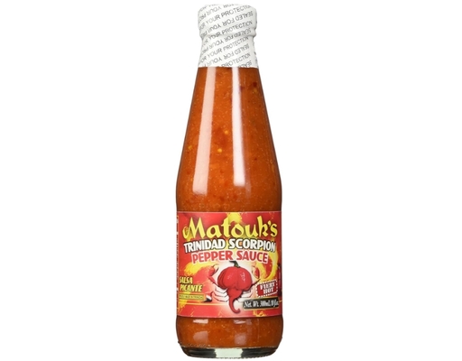 Trinidad Scorpion Pepper Sauce 10 oz Matouk’s