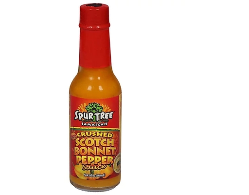 Crushed Scotch Bonnet Pepper Sauce 5 oz Spur Tree Jamaican