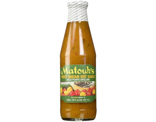 West Indian Hot Sauce 26 oz, 12/case Matouk’s