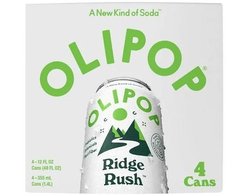 Prebiotic Soda Ridge Rush 12 fl oz, 4 pack Olipop