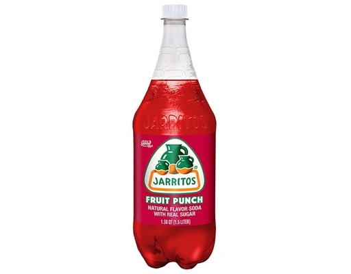Fruit Punch Soda 1.5L, 8 pack Jarritos