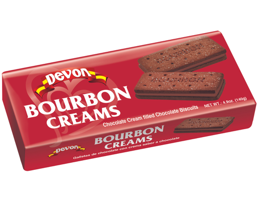 Bourbon Cream Biscuits 4.9 oz, 12 pack Devon