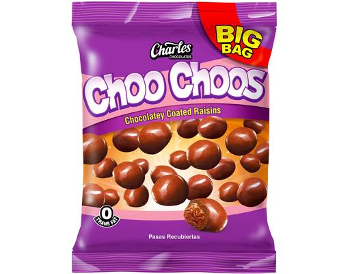 Chocolate Coated Raisins 4.2 oz, 12 pack Charles