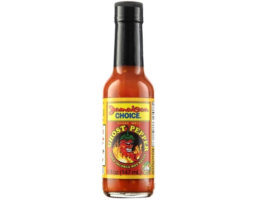 Ghost Hot Pepper Sauce 5 oz Jamaican Choice